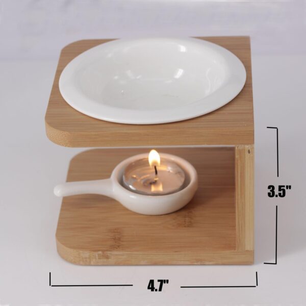 100ml Wooden Essential Oil Burner - Image 4