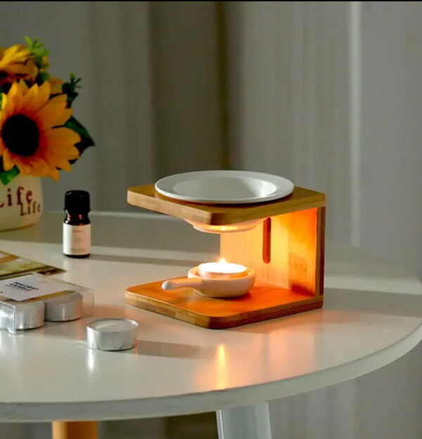 100ml Wooden Essential Oil Burner - Image 2